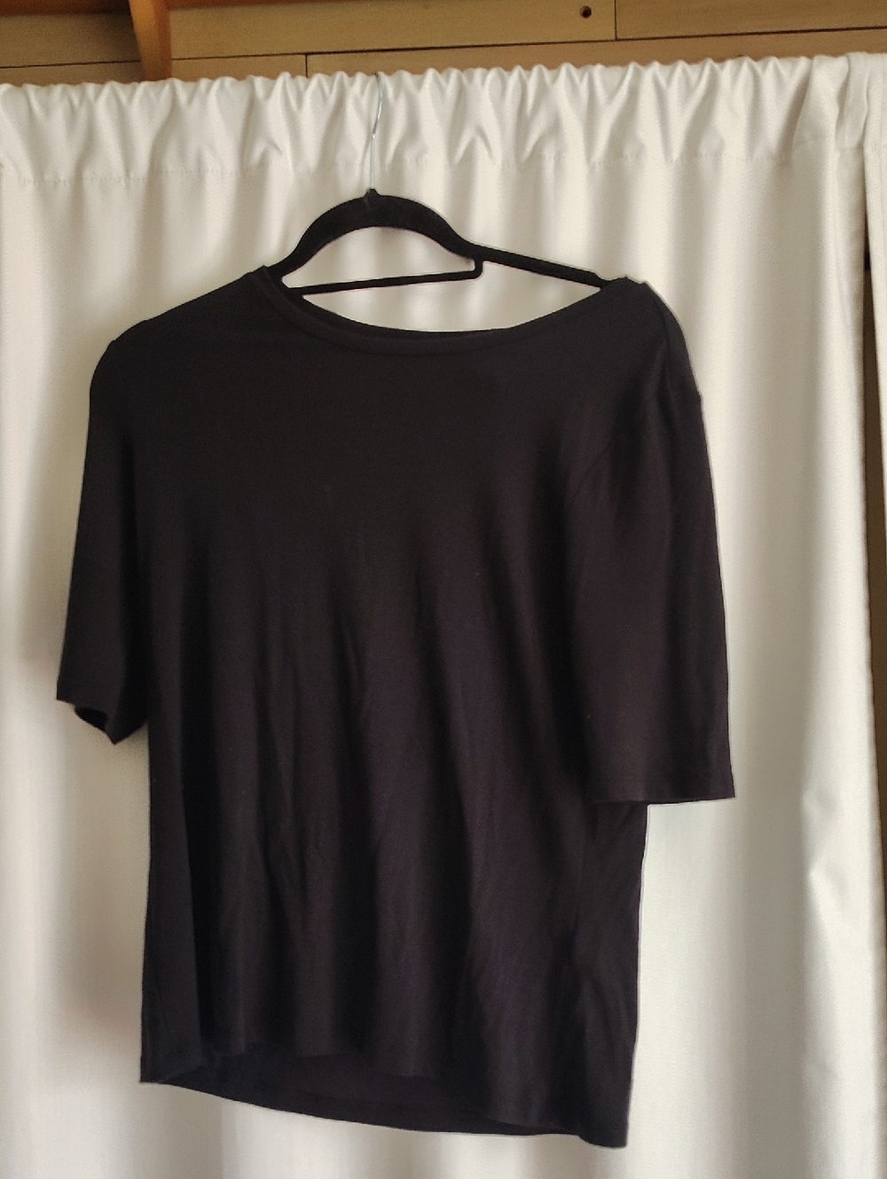 Banana Republic Black Short Sleeve Crew Neck Shirt